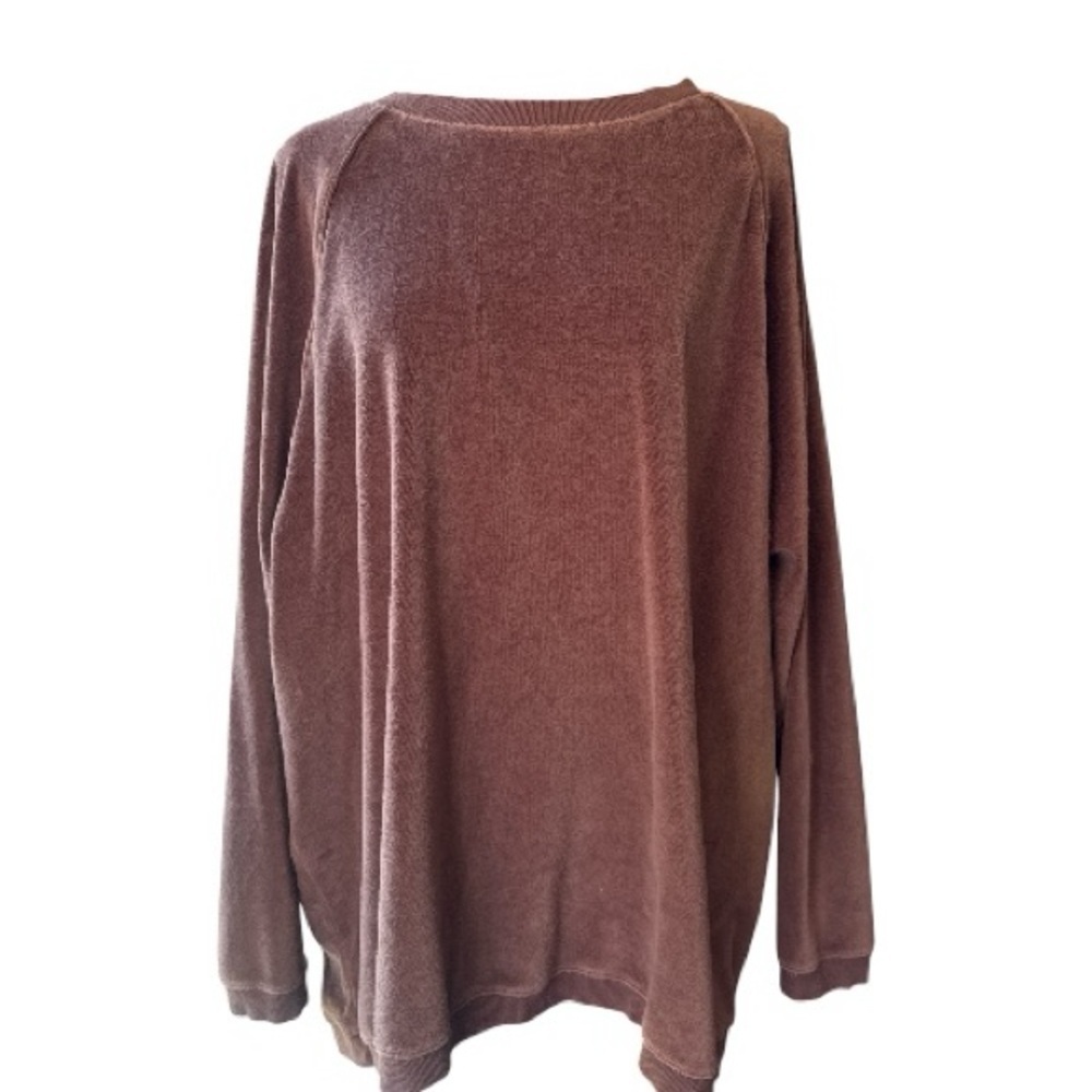 Aerie Women’s Cozy Crewneck Sweater Brown Size Large